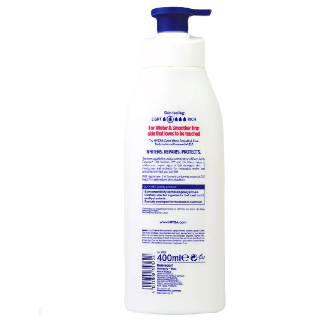 Nivea 400ml Extra White Smooth & Firm Lotion - Get Yours Now!