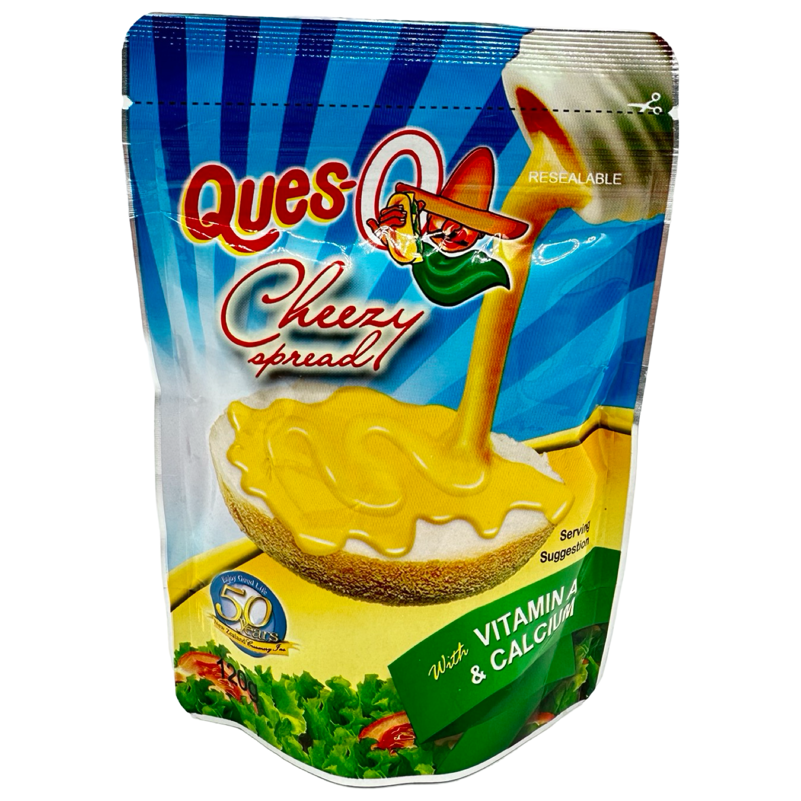 Ques-O Cheesy Spread - 120G - Irresistible Delight