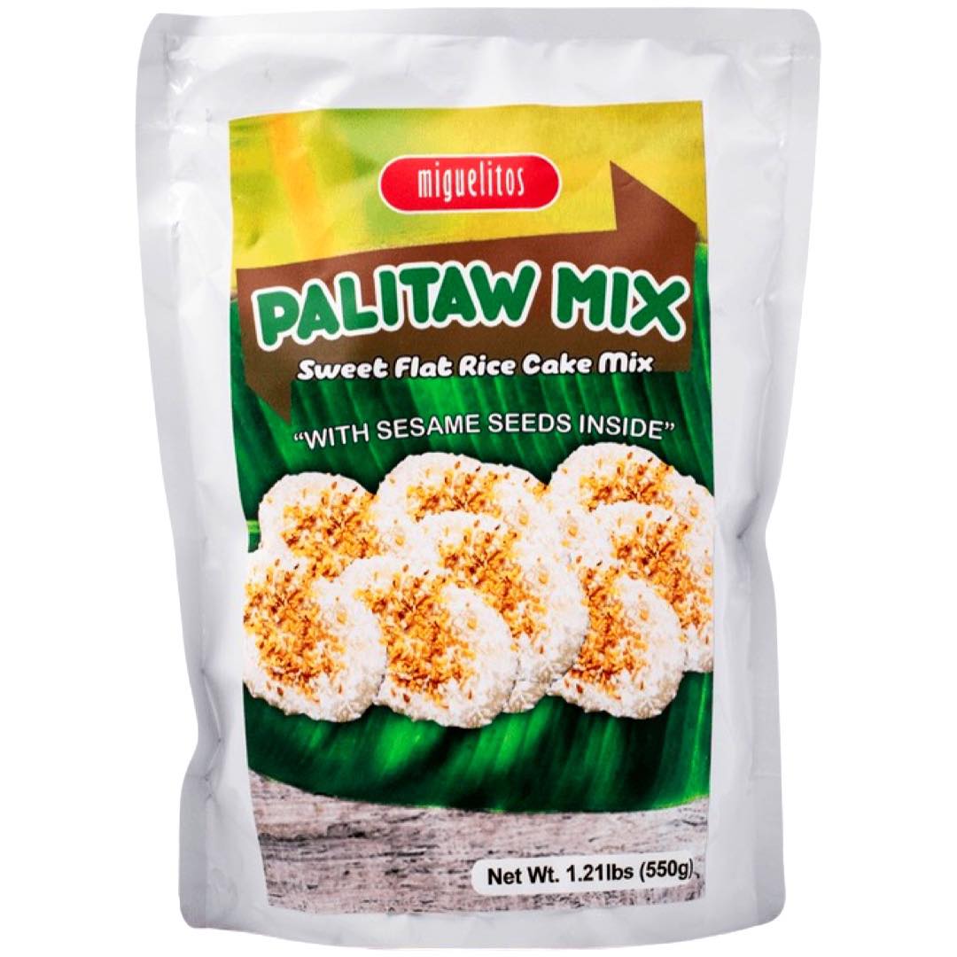 Miguelitos Sweet Palitaw Mix with Sesame Seeds - 550 G