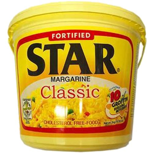 Great Deal! 2 KG Tub of Regular Classic Star Margarine