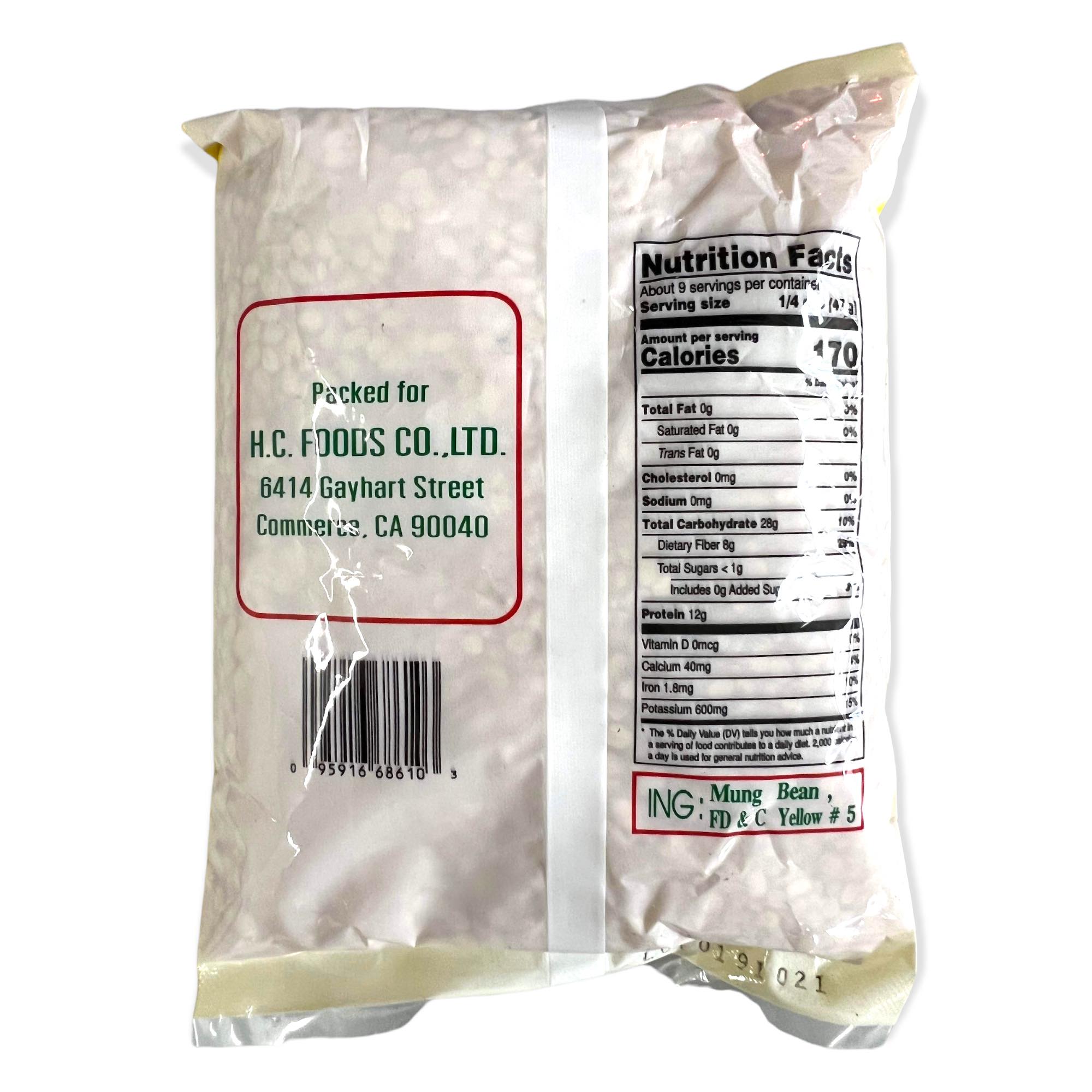 Dragon 88 Brand 14oz Peeled & Split Yellow Mung Beans - Premium Quality!