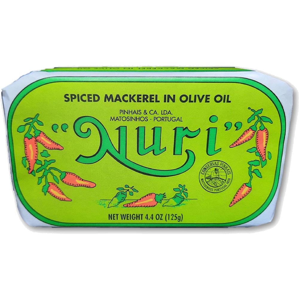 125 G Nuri Spiced Mackerel Preserved in Premium Olive Oil