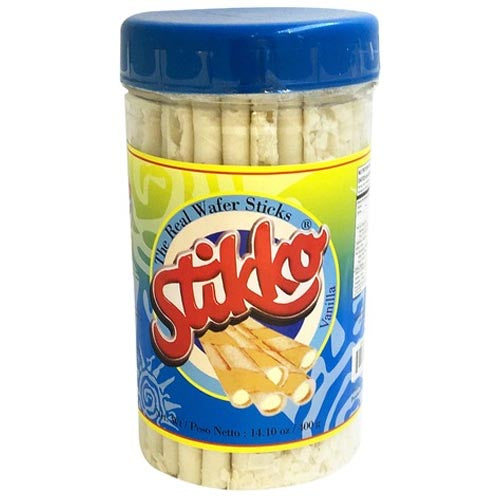 Delicious Stikko Vanilla Wafer Sticks in 14.1 OZ Jar - Ideal Snack for All