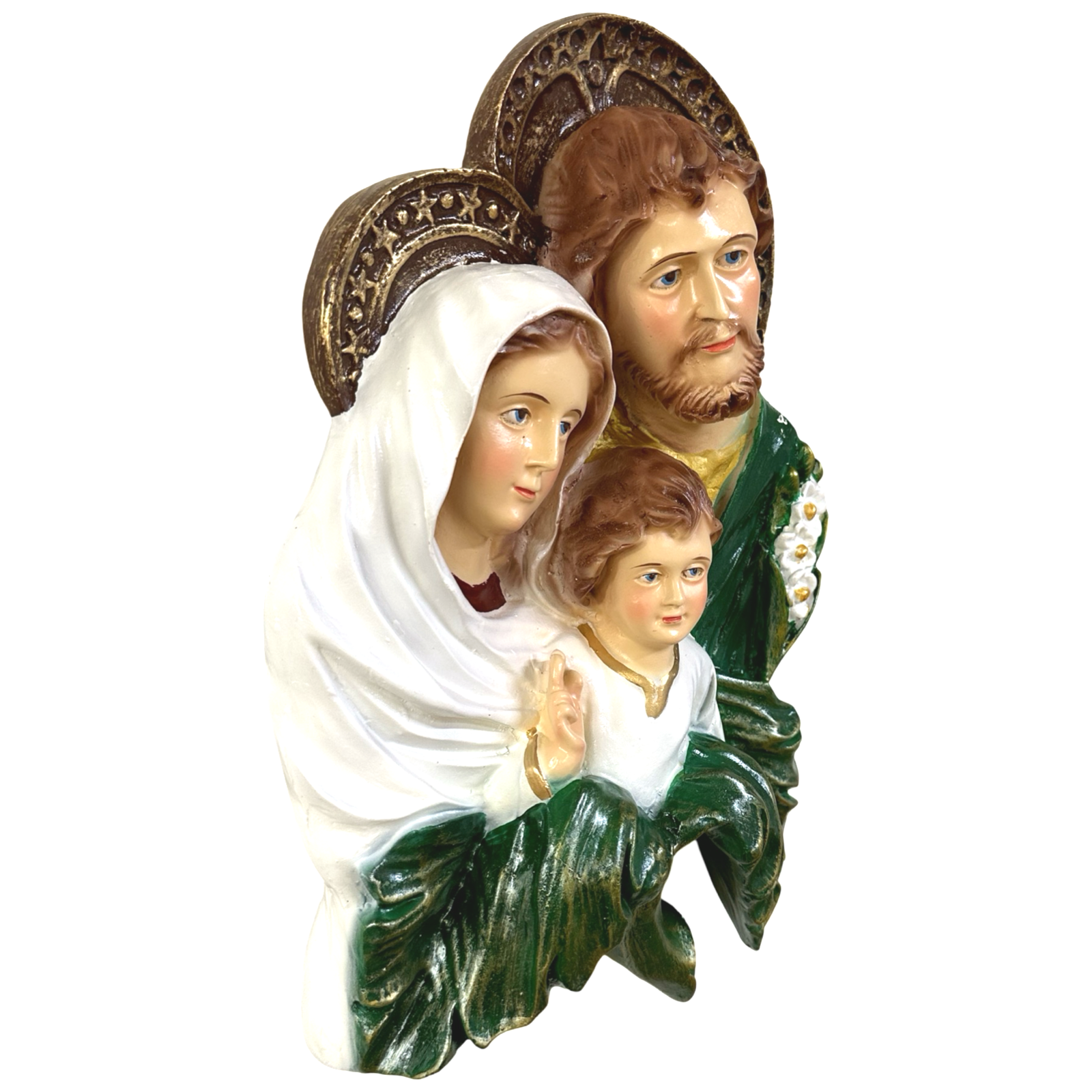 Limited Offer! 14x9 Inches Holy Family Hanging Religious Figurine - Authentic Philippine Handicrafts