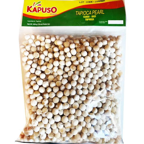 Large-Sized 16 OZ White Tapioca Pearl by Kapuso
