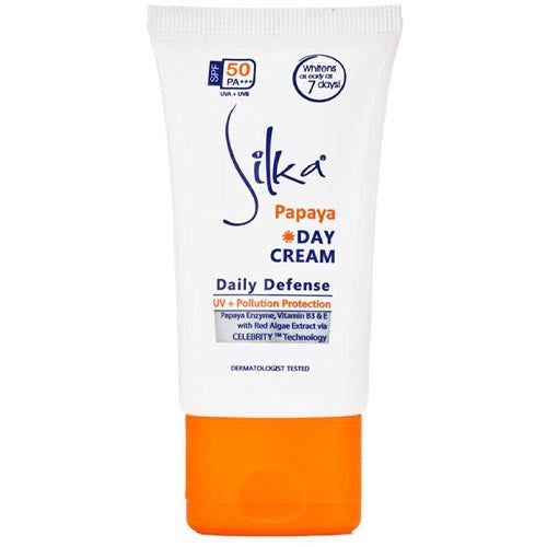 Silka Papaya Daily Defense Day Cream - 30 ML with UV & Pollution Protection