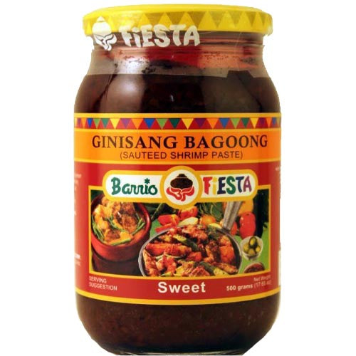 Sweet 8.8 OZ Barrio Fiesta Ginisang Bagoong - Exclusive Sauteed Shrimp Paste on Sale