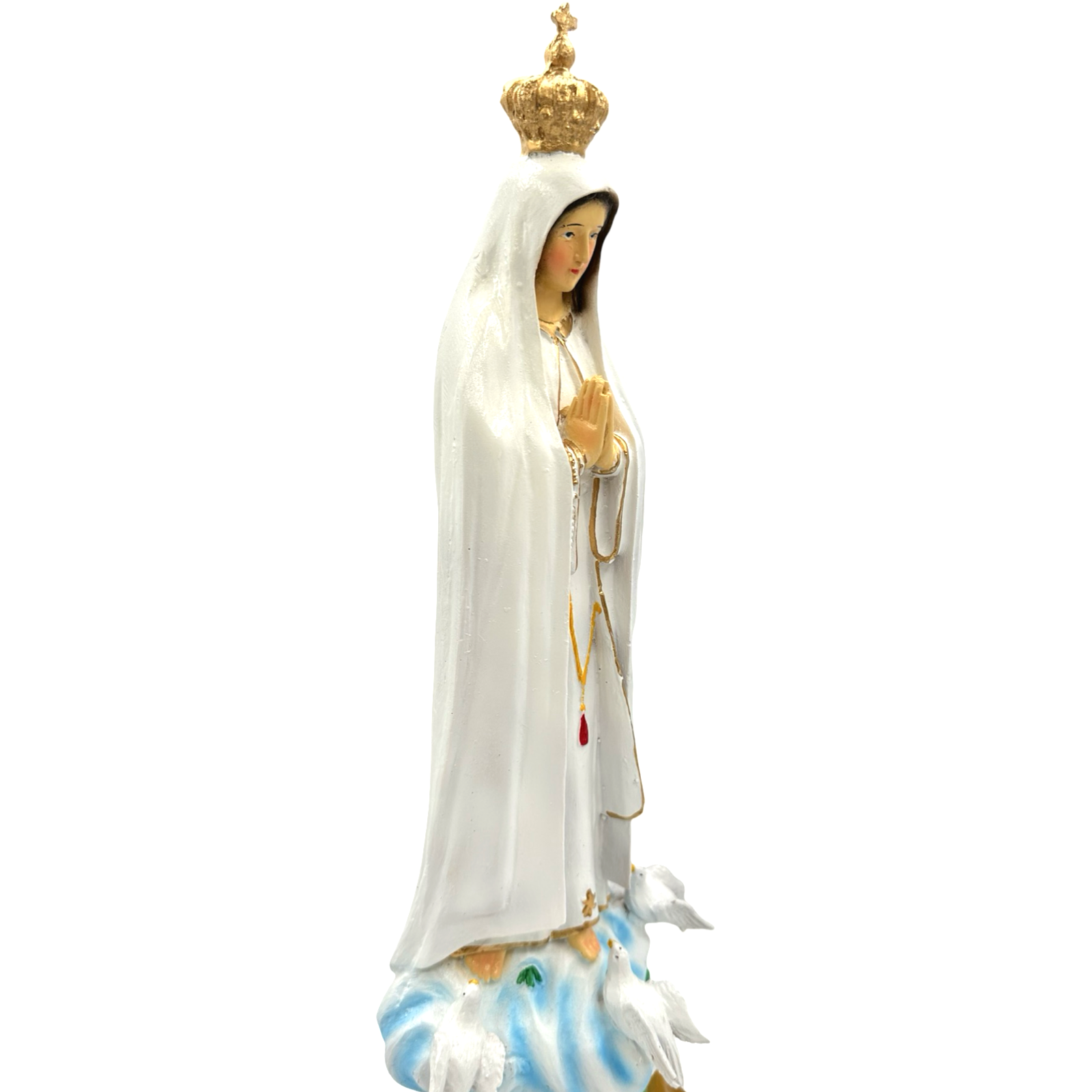 18x4 Inches Handmade Fatima Religious Statue - Authentic Philippine Handicrafts