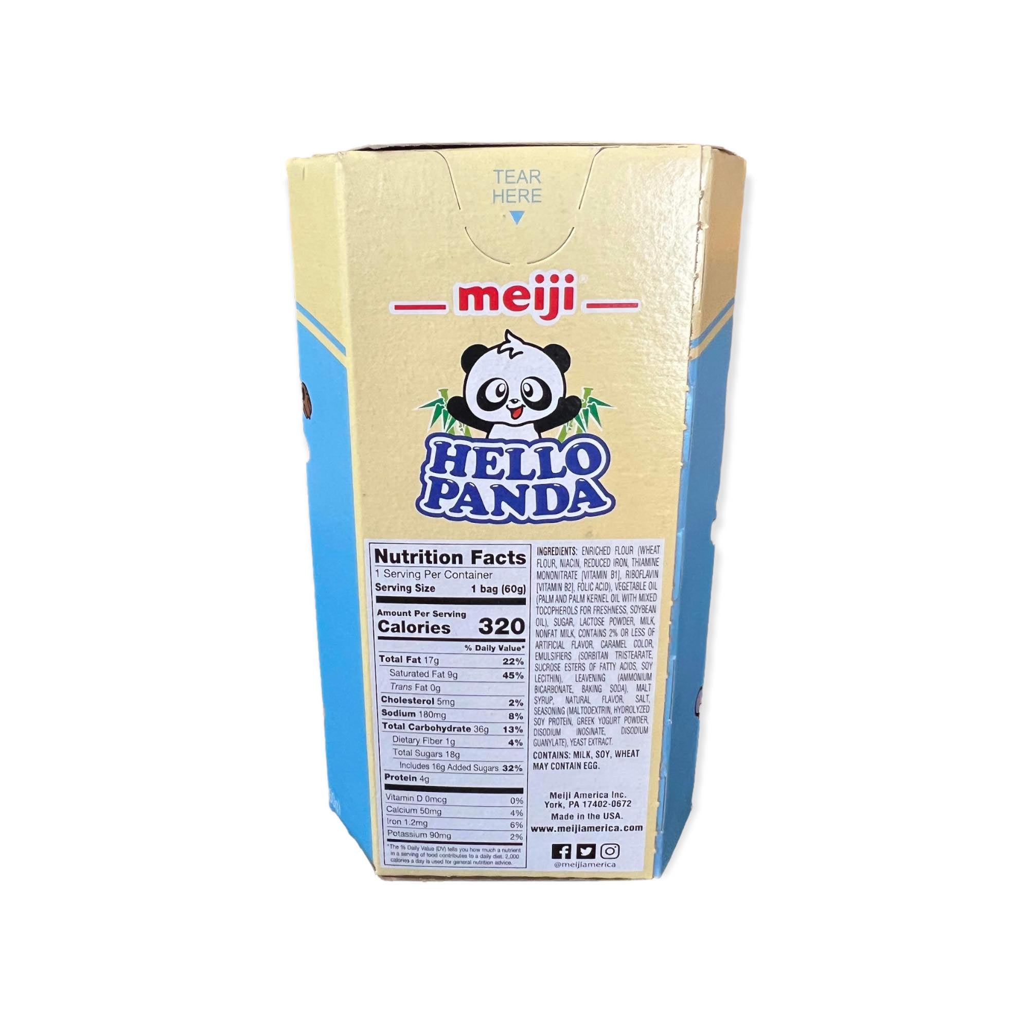 Meiji Hello Panda Vanilla Creamy Biscuits - 2.1 Oz - Ideal Anytime Snack
