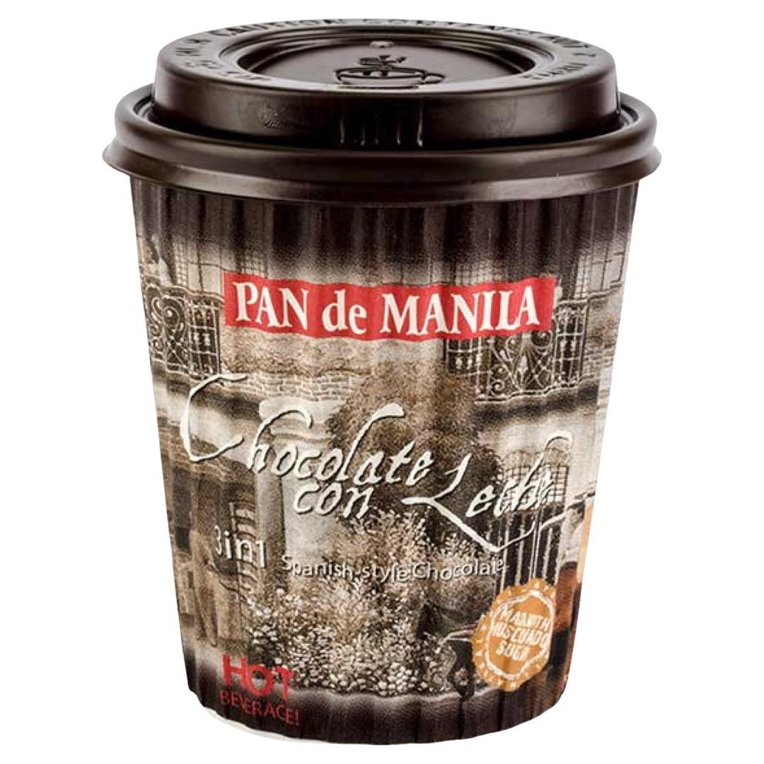 Pan de Manila 2-Pack Cup: 3-in-1 Spanish Style Chocolate with Milk Coffee