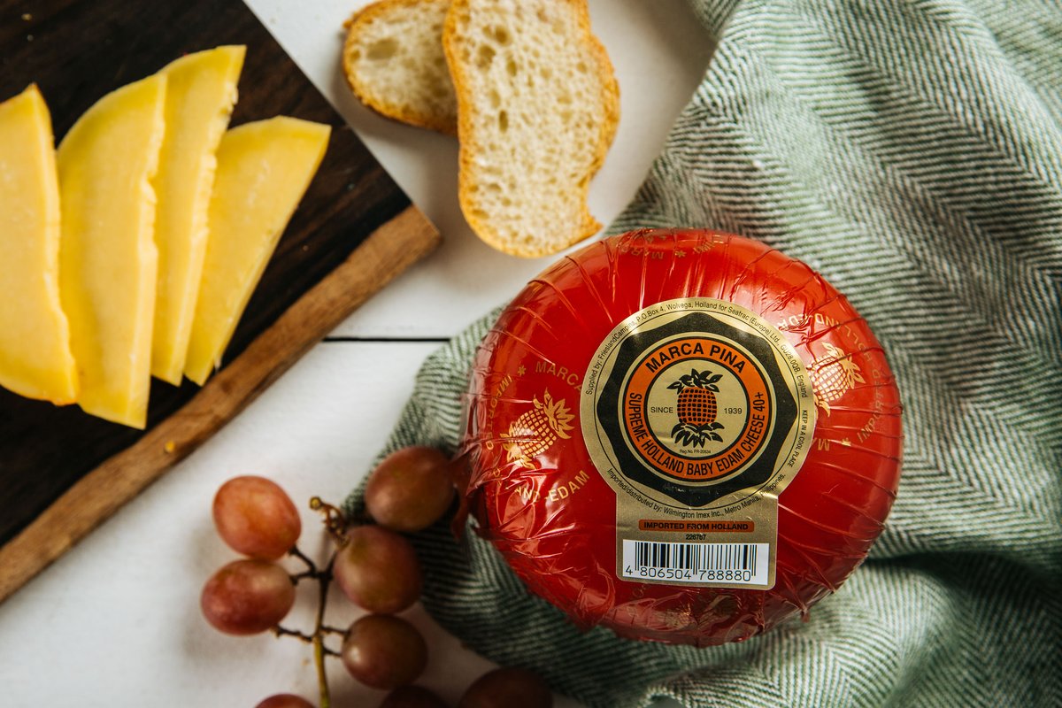 Aged Marca Pina Edam Baby Cheese Ball - 1.75 LBS Delight