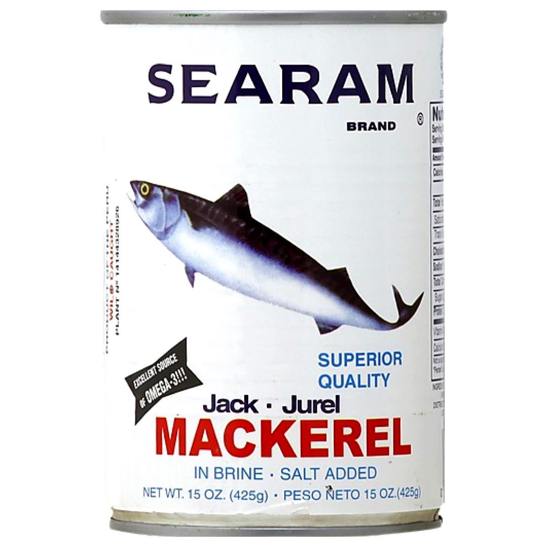 15 OZ Searam Brined Mackerel with Added Salt - Special Offer