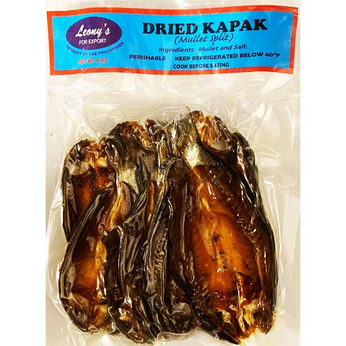Leony's 6-OZ Premium Dried Split Mullet (Kapak)