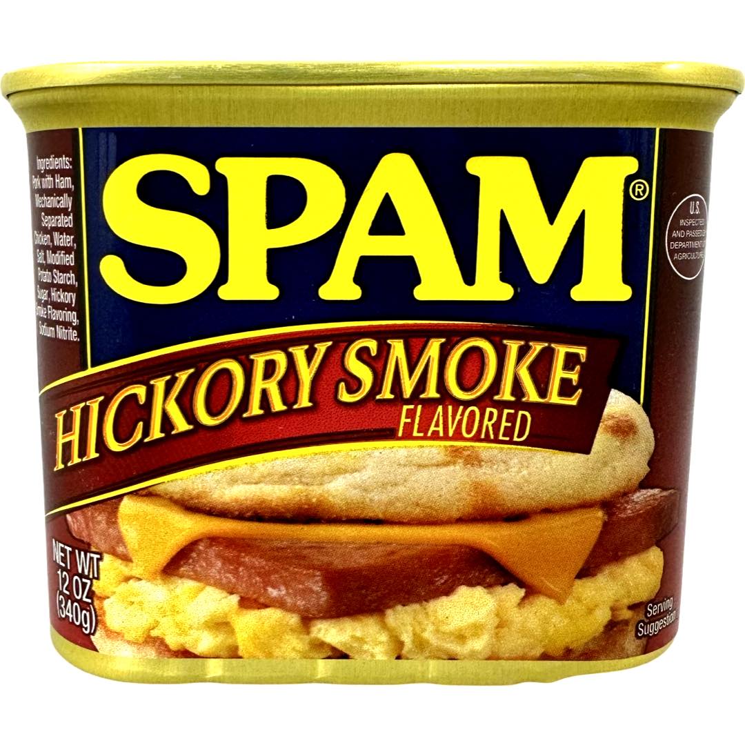 12 OZ Hormel Hickory Smoked Flavored Spam Luncheon Meat