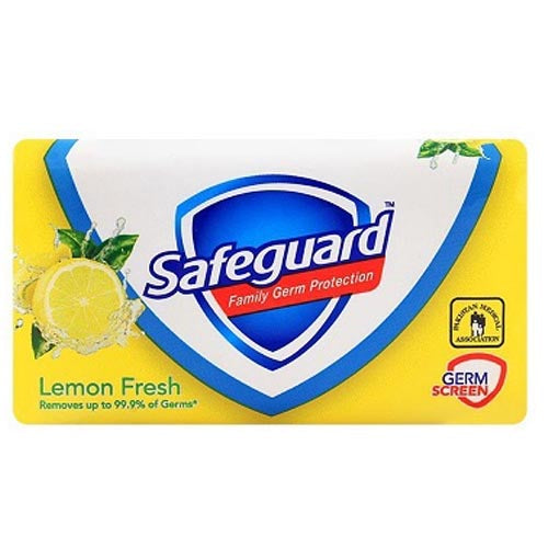 Safeguard Lemon Fresh Soap Bar 130g - Family Germ Protection Deal