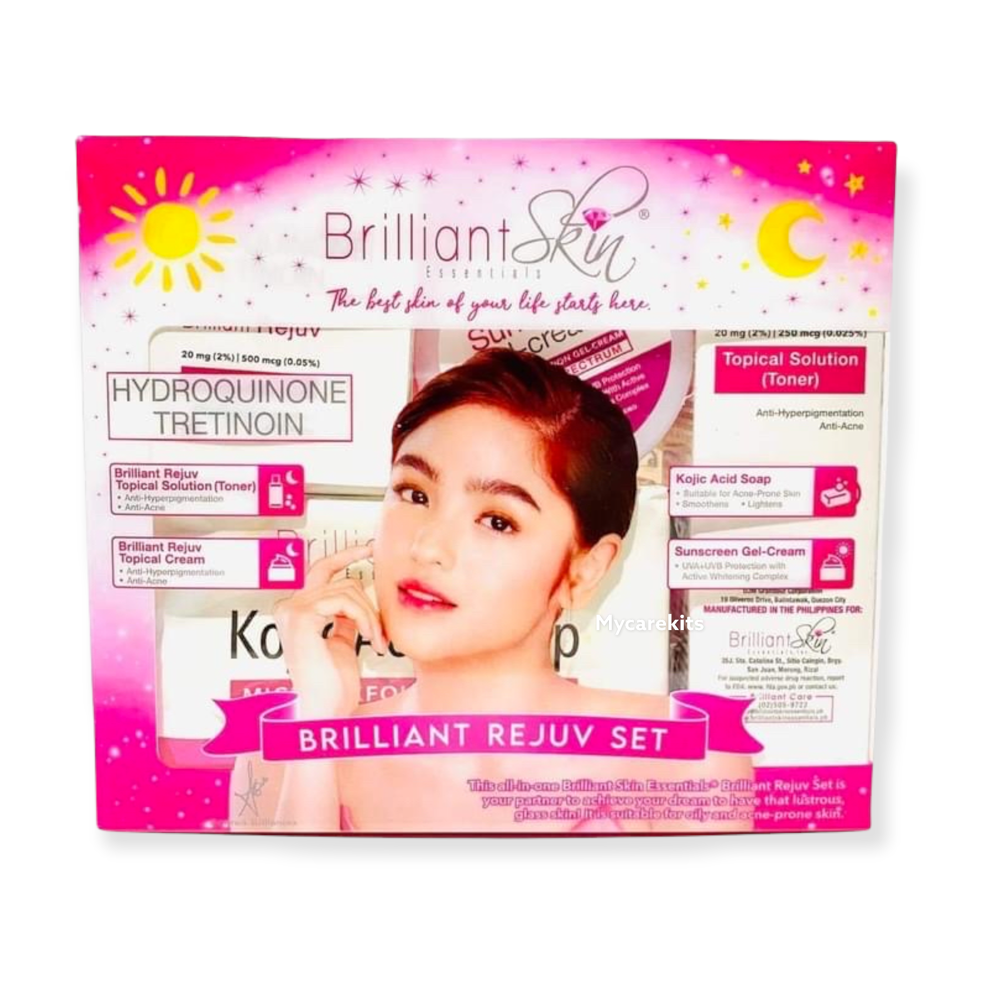 Amazing Rejuvenating Facial Set by Brilliant Skin Essentials - 340 G