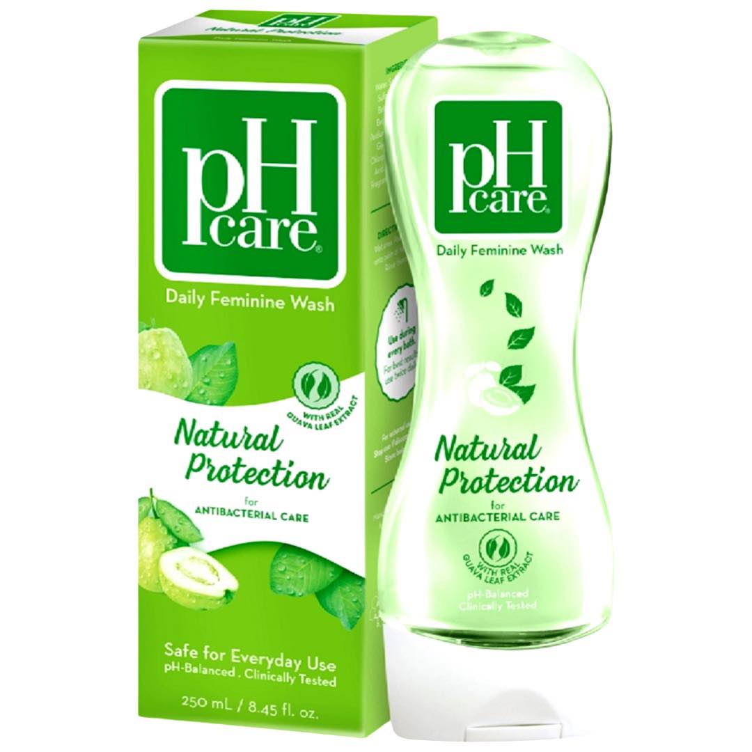 pH Care Daily Feminine Wash - 250 ML with Natural Guava Leaf Extract for Antibacterial Protection