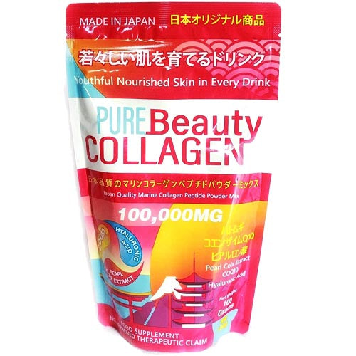 Hot Deal! 3.53 OZ Pure Beauty 100,000 MG Marine Collagen Powder Mix