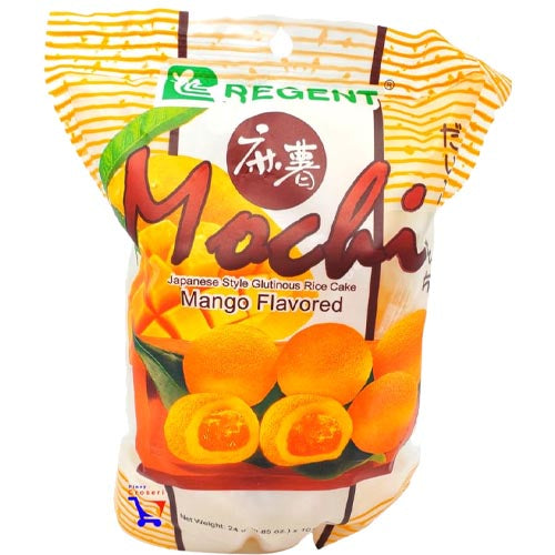 Get 240G of Delicious Regent Mango - Flavored Mochi, a Popular Japanese Dessert