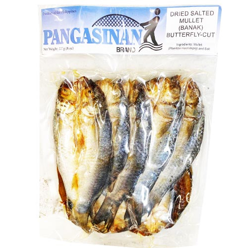8 OZ Dried Salted Butterfly Cut Mullet (Banak) from Pangasinan - Premium Seafood Delight