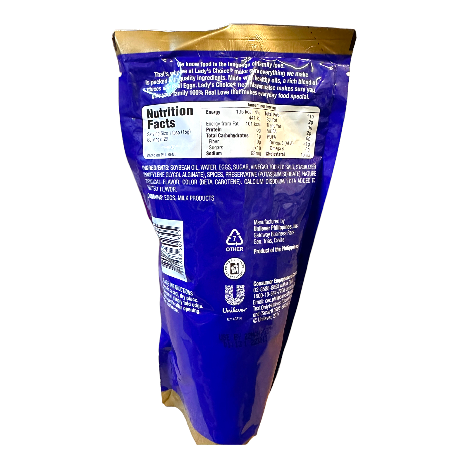Lady's Choice Real Mayonnaise - 220 ML Blue Pack