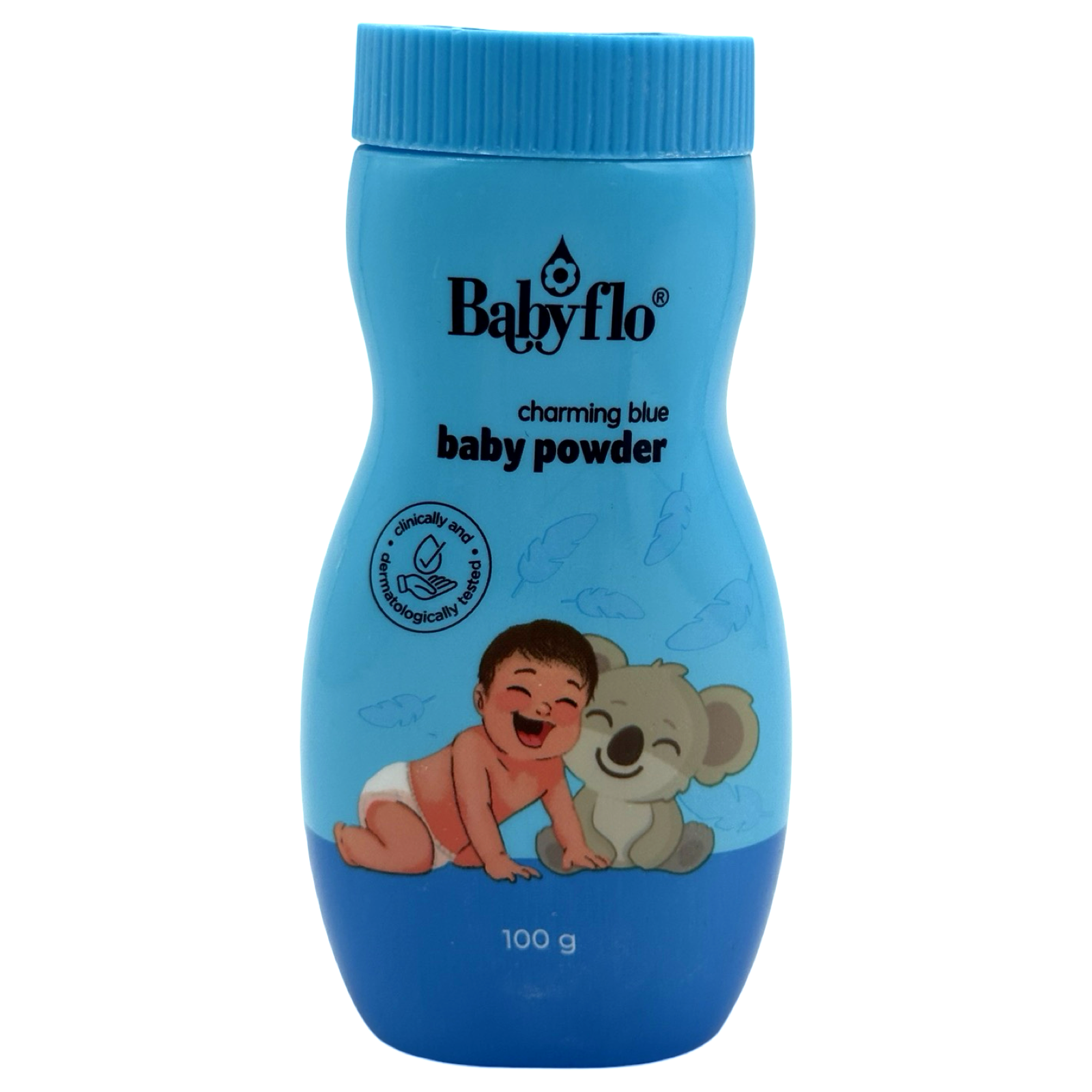 Babyflo Baby Powder - 100 G Charming Blue - Ideal for Your Little One