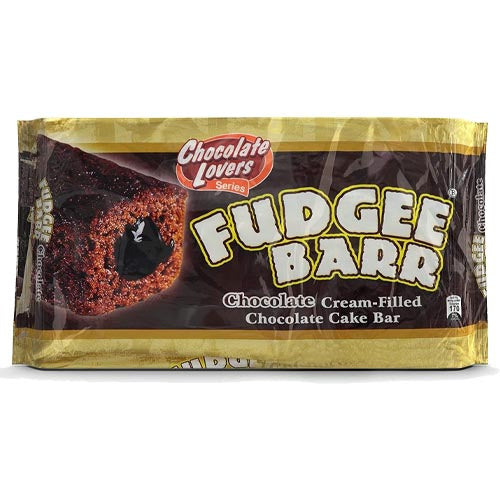 Rebisco - 10-Pack 42g Chocolate Cream Filled Fudgee Barr Chocolate Cake