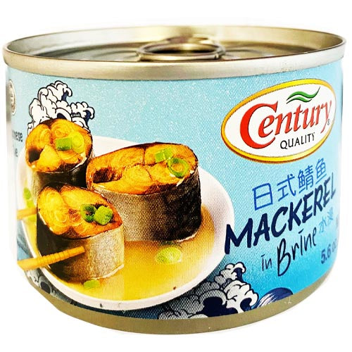 High - Quality Century Japanese Mackerel in Brine, 160 G