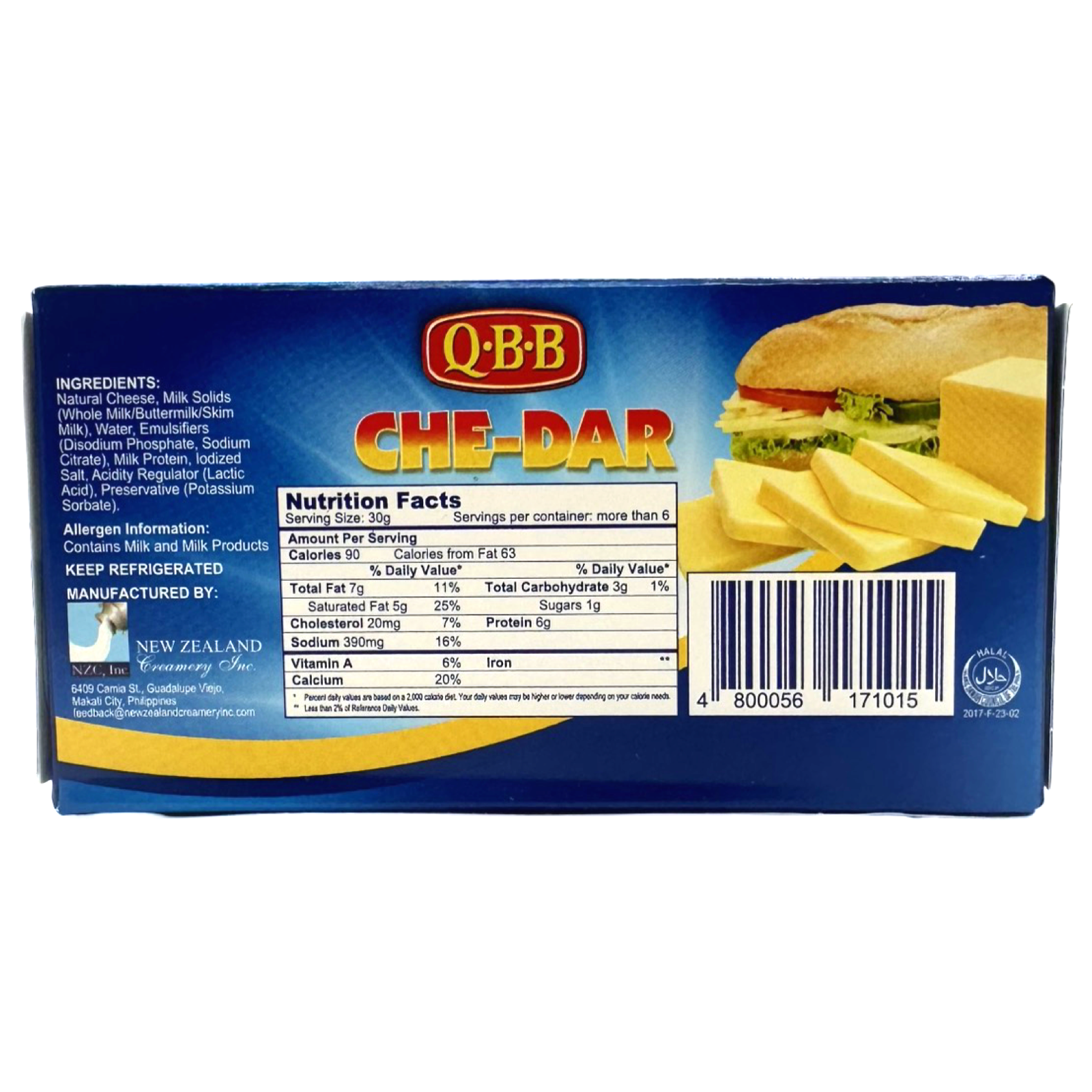 QBB Che-Dar Processed Australian Cheese - 200 G - Special Offer