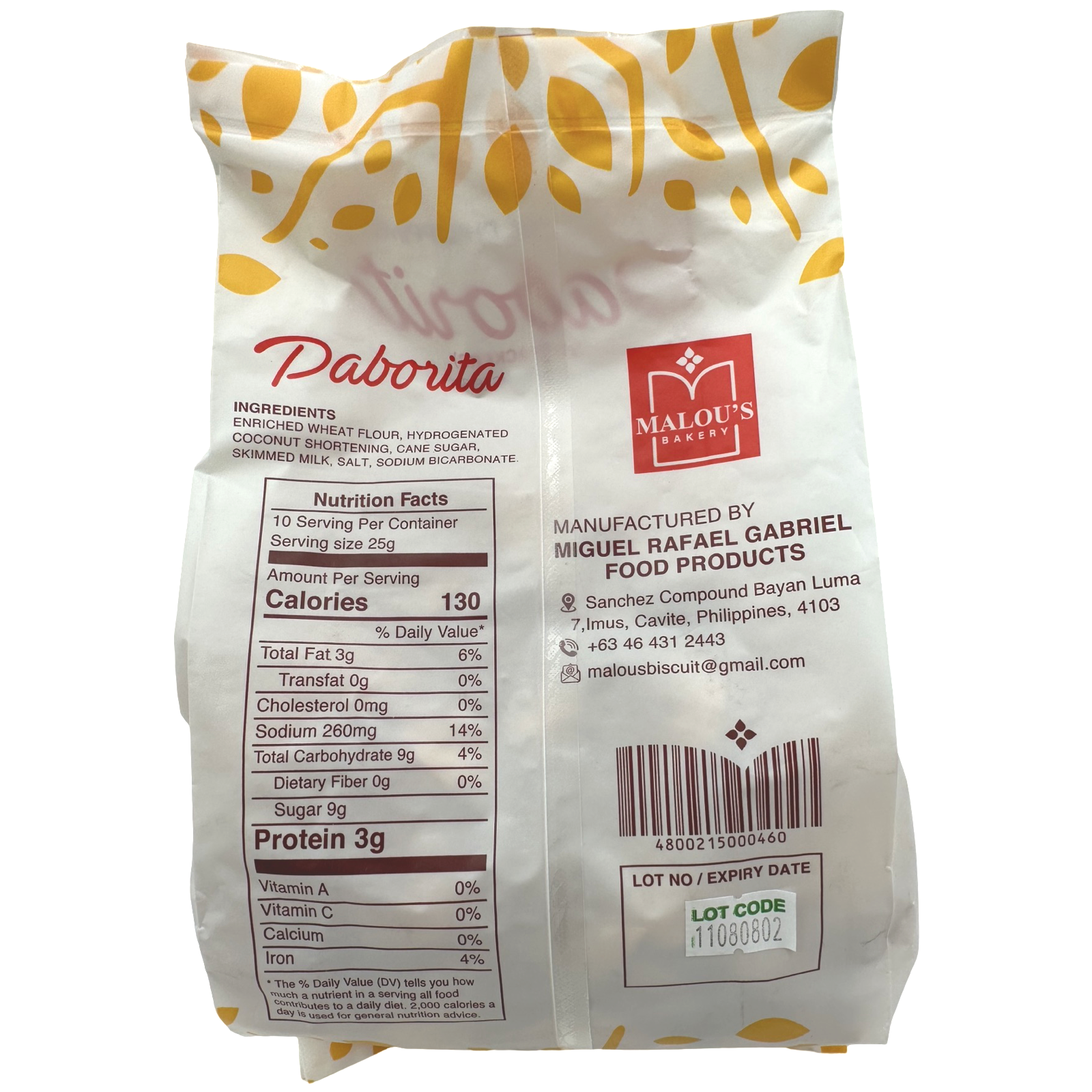Malou's Special Round Crackers - 250G - Tasty Deal