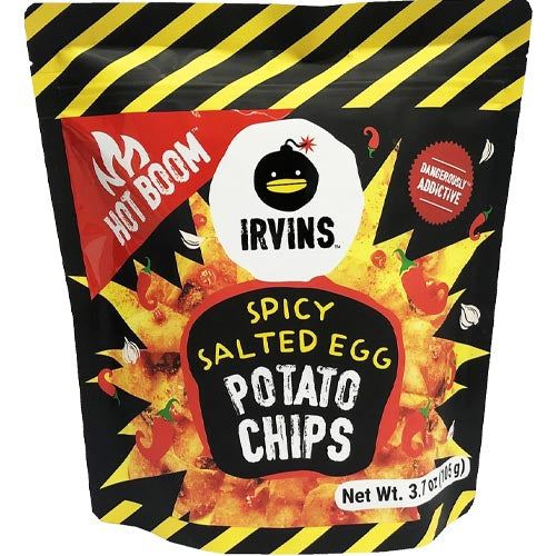 Hot Deal! Irvins Spicy Salted Egg Flavored Potato Chips - 105 G