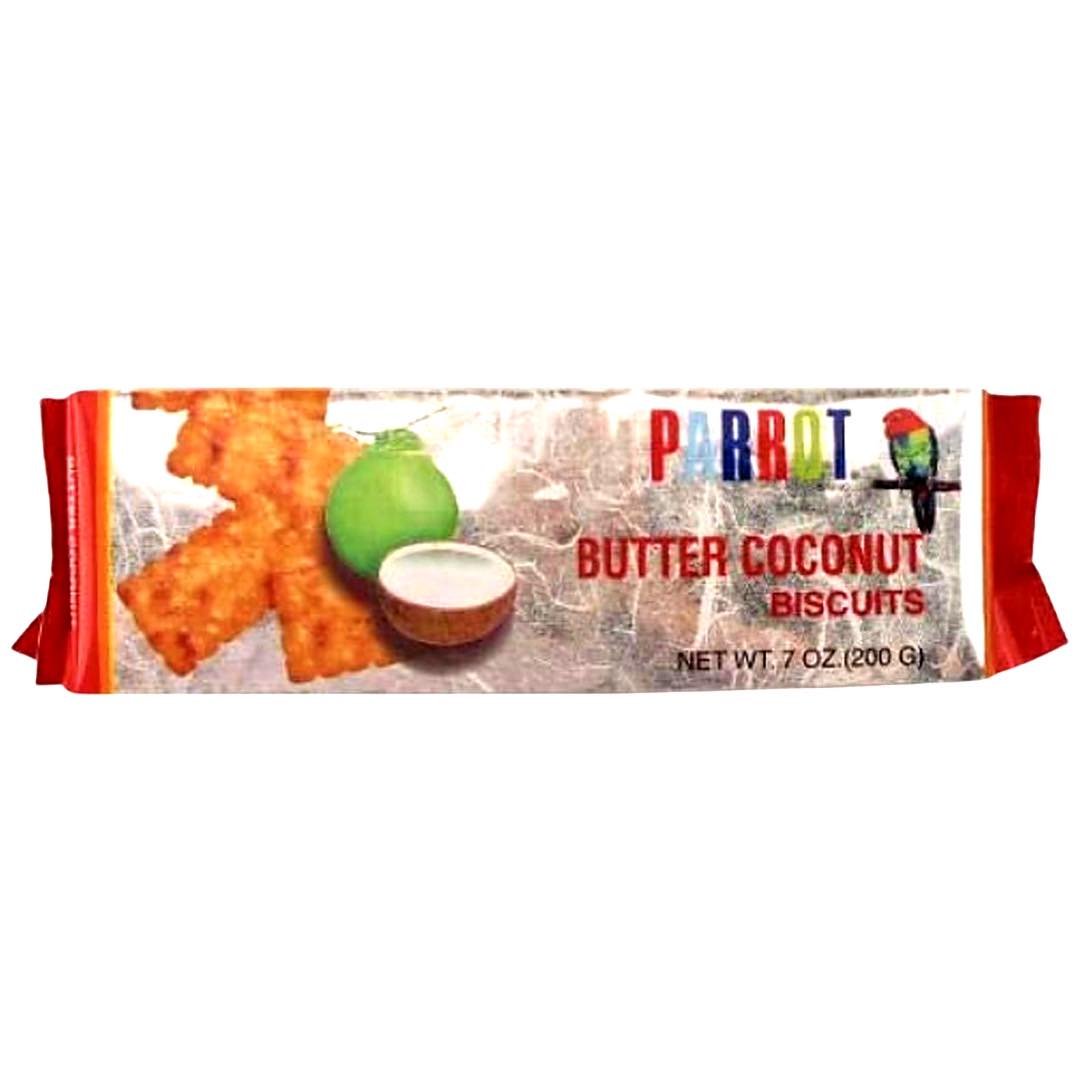 Delicious Parrot Brand Butter Coconut Biscuits - 200 G Pack, Great Value for You