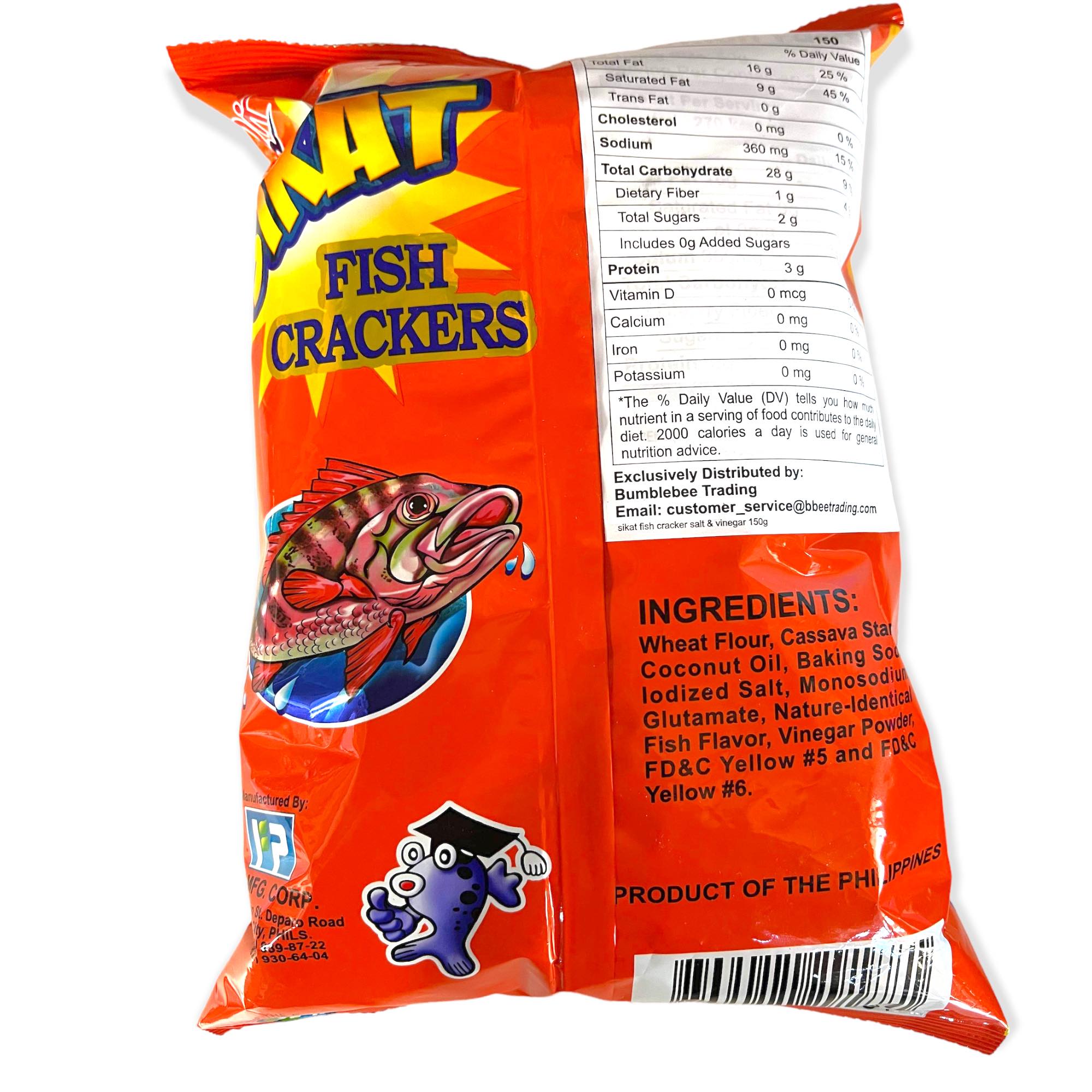 Hot Deal! 150 G OK Sikat Salt & Vinegar Flavored Fish Crackers