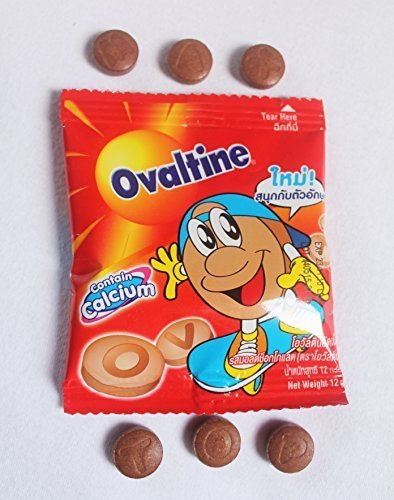 Ovaltine Malt Chocolate Flavored Candies - 9 Pack, 8g Each - A Delicious and Healthy Treat