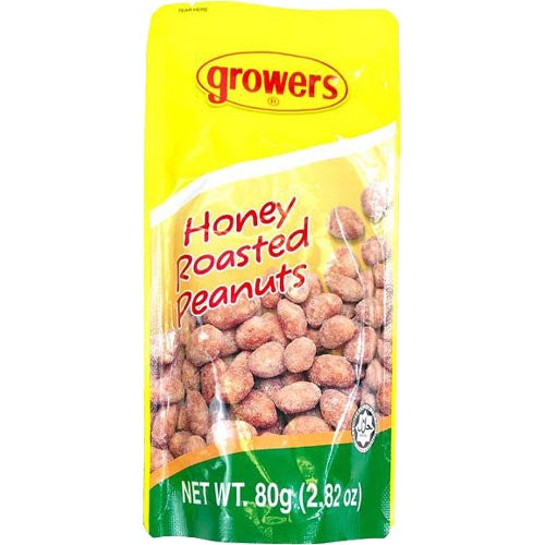Growers - 80 G Premium Honey Roasted Peanuts