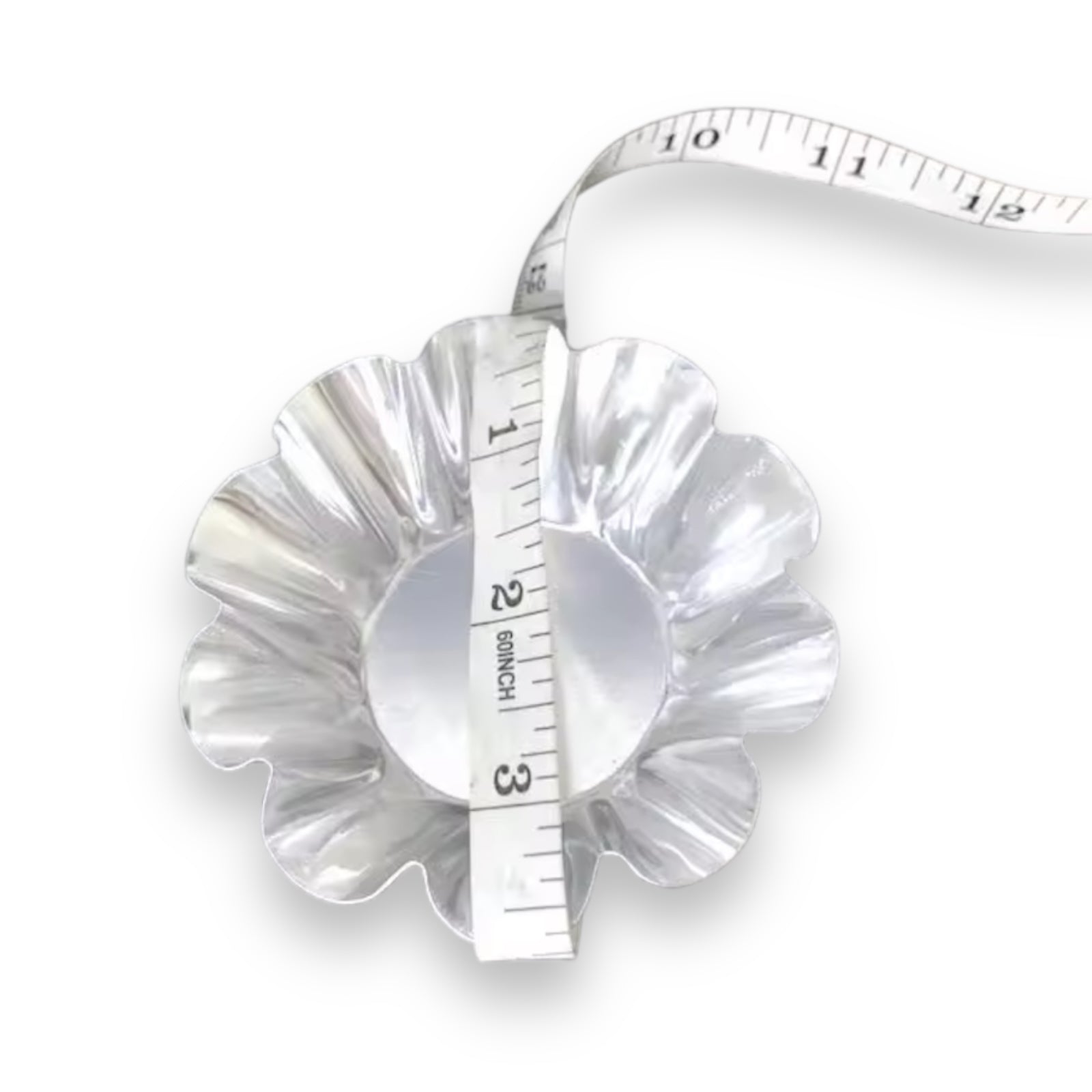 Set of 5 Stainless Steel Ensaymada / Puto Molders, 3.6 Inches