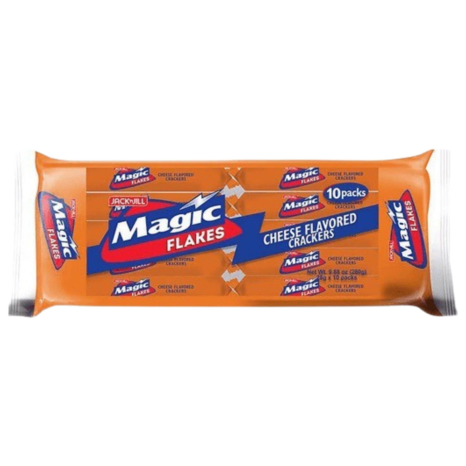 Jack 'n Jill Magic Creams 10-Pack Cheese-Flavored Crackers - 280 G