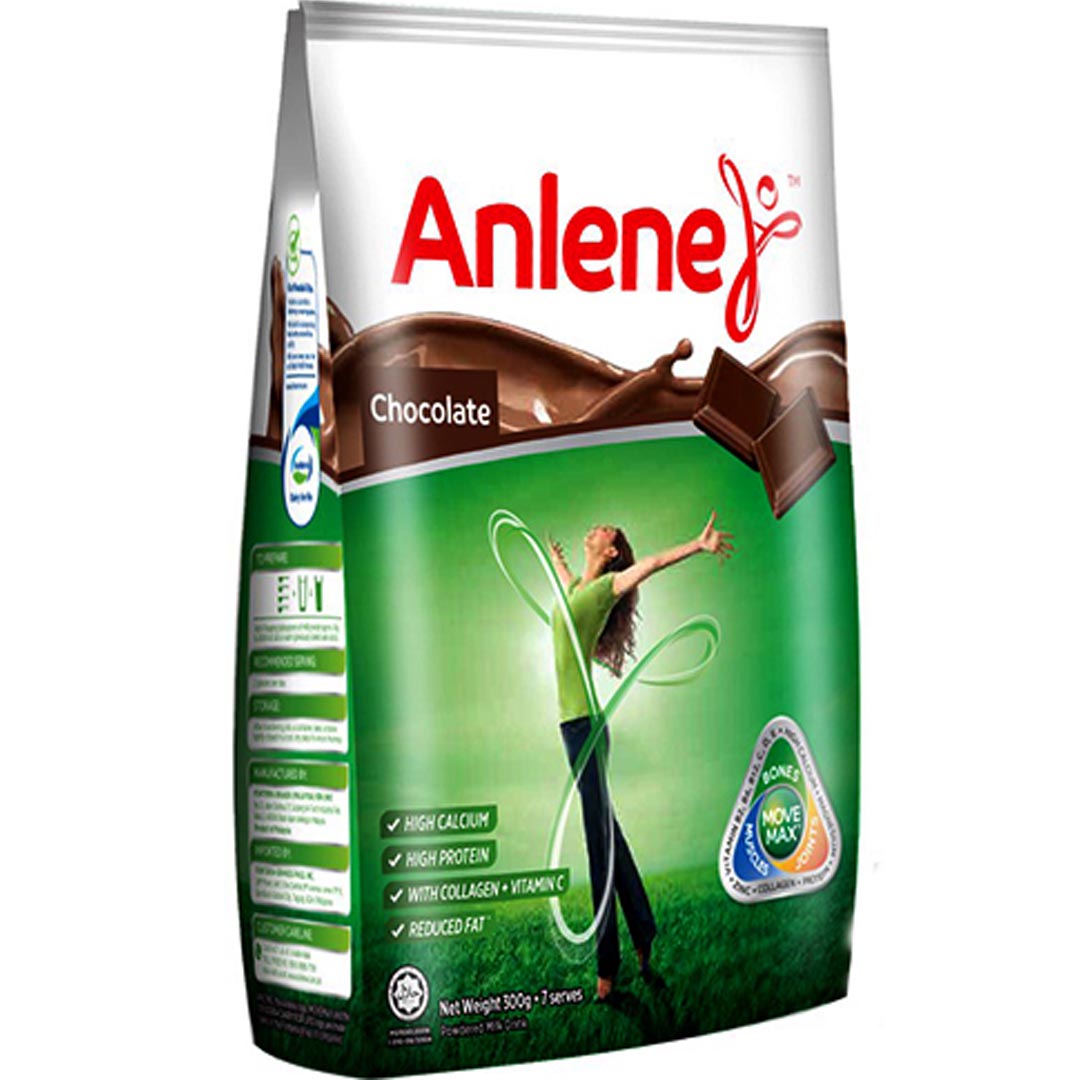 Anlene 300G Low-Fat Chocolate Milk Powder Ideal for Adults
