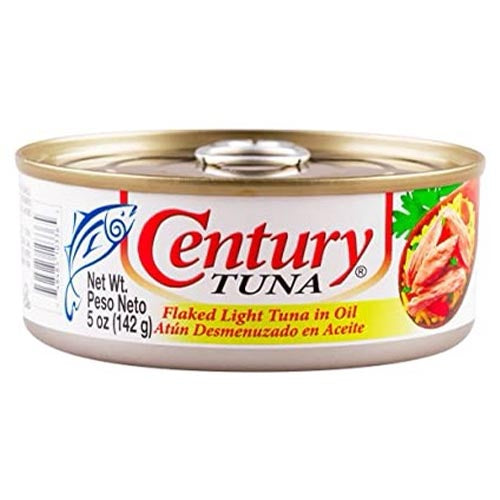 Century Flaked Light Tuna in Oil - 142G Can, A Healthy and Convenient Seafood Option