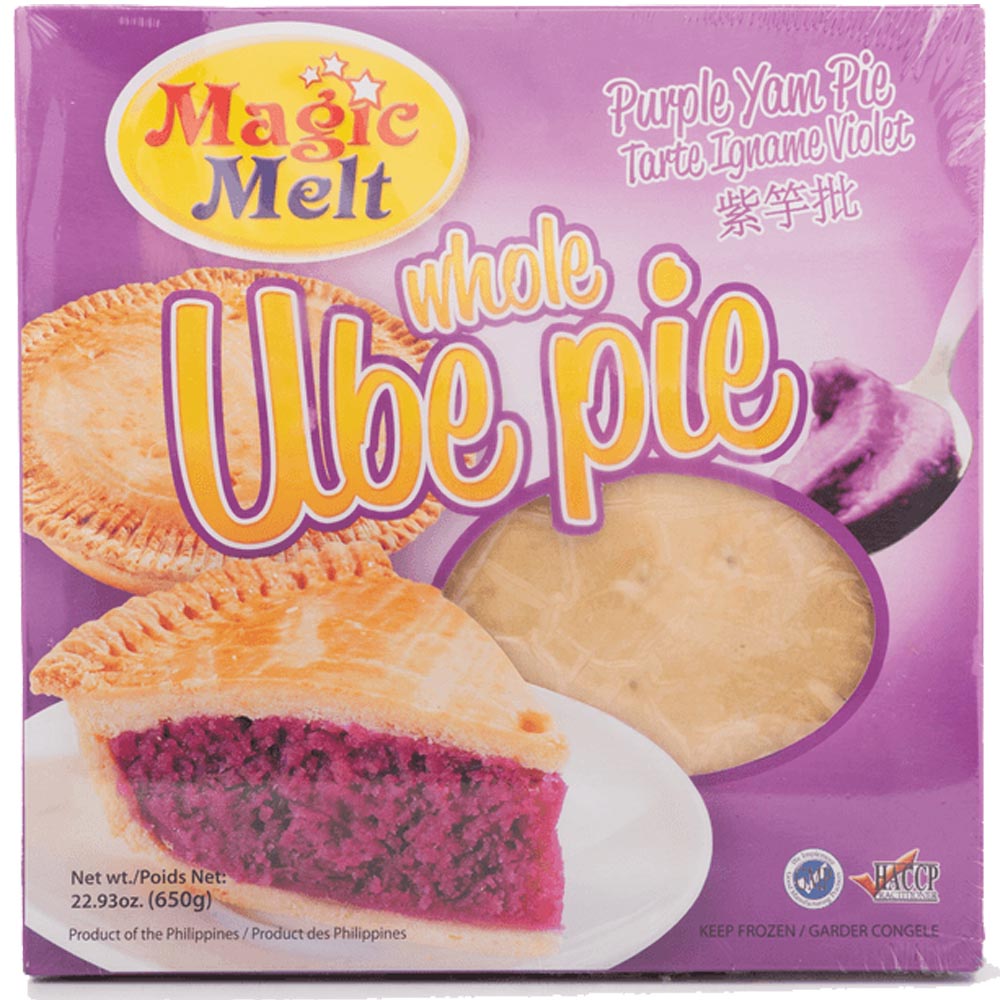 Delicious Magic Melt Whole Purple Yam (UBE) Pie - 650 G for a Classic Filipino Treat
