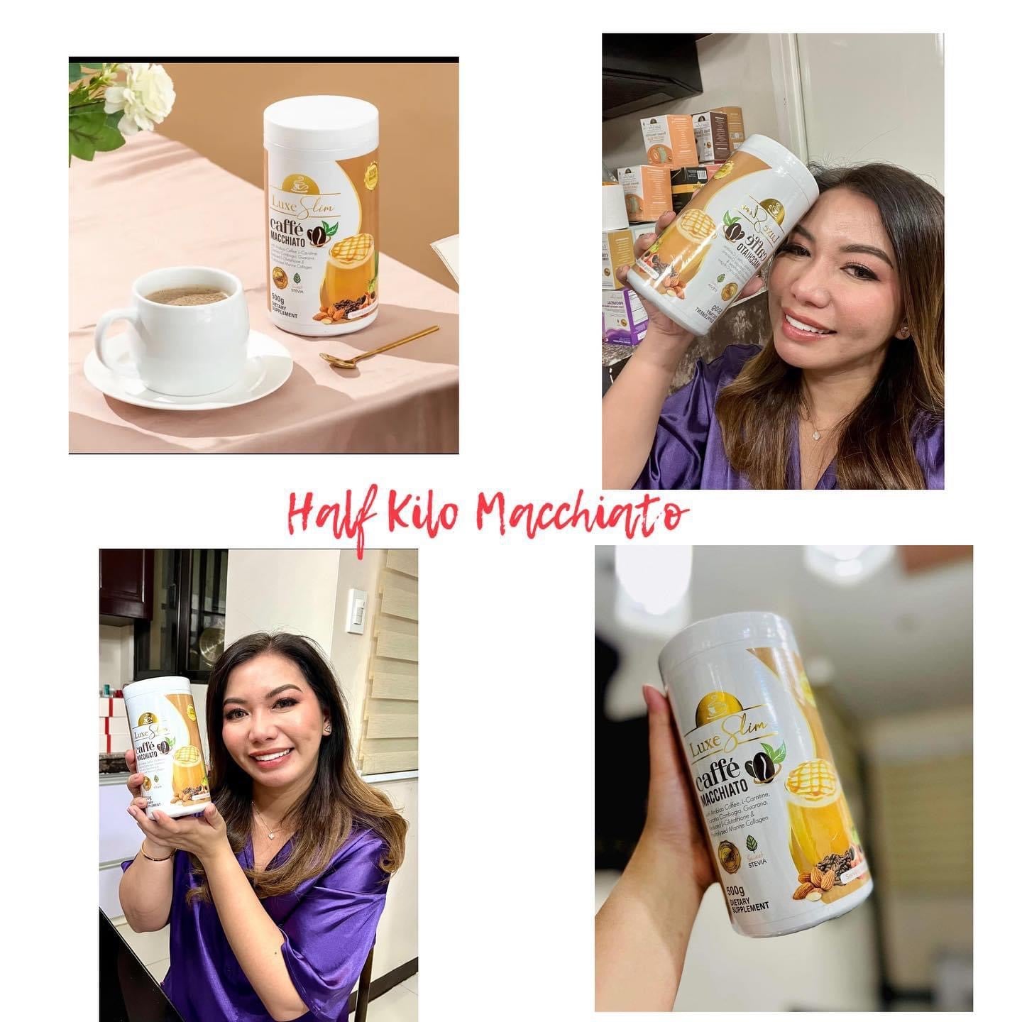 Luxe Slim Big-Size 500g Caffe Macchiato Canister