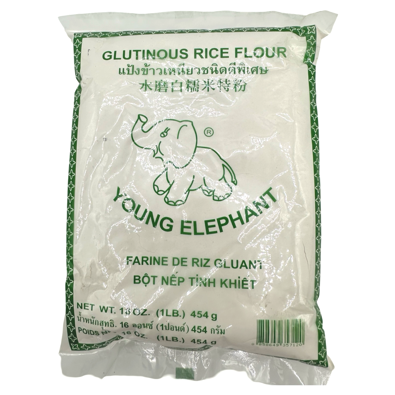 Young Elephant Glutinous Rice Flour - 16 OZ: Top Quality!