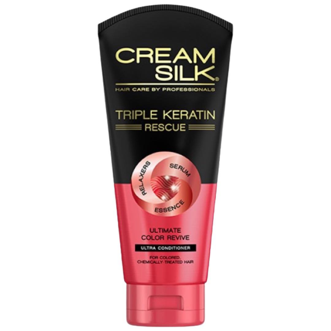 Creamsilk Triple Keratin Ultimate Color Revive Ultra Conditioner 300 ML - Ideal for Vibrant Colored Hair