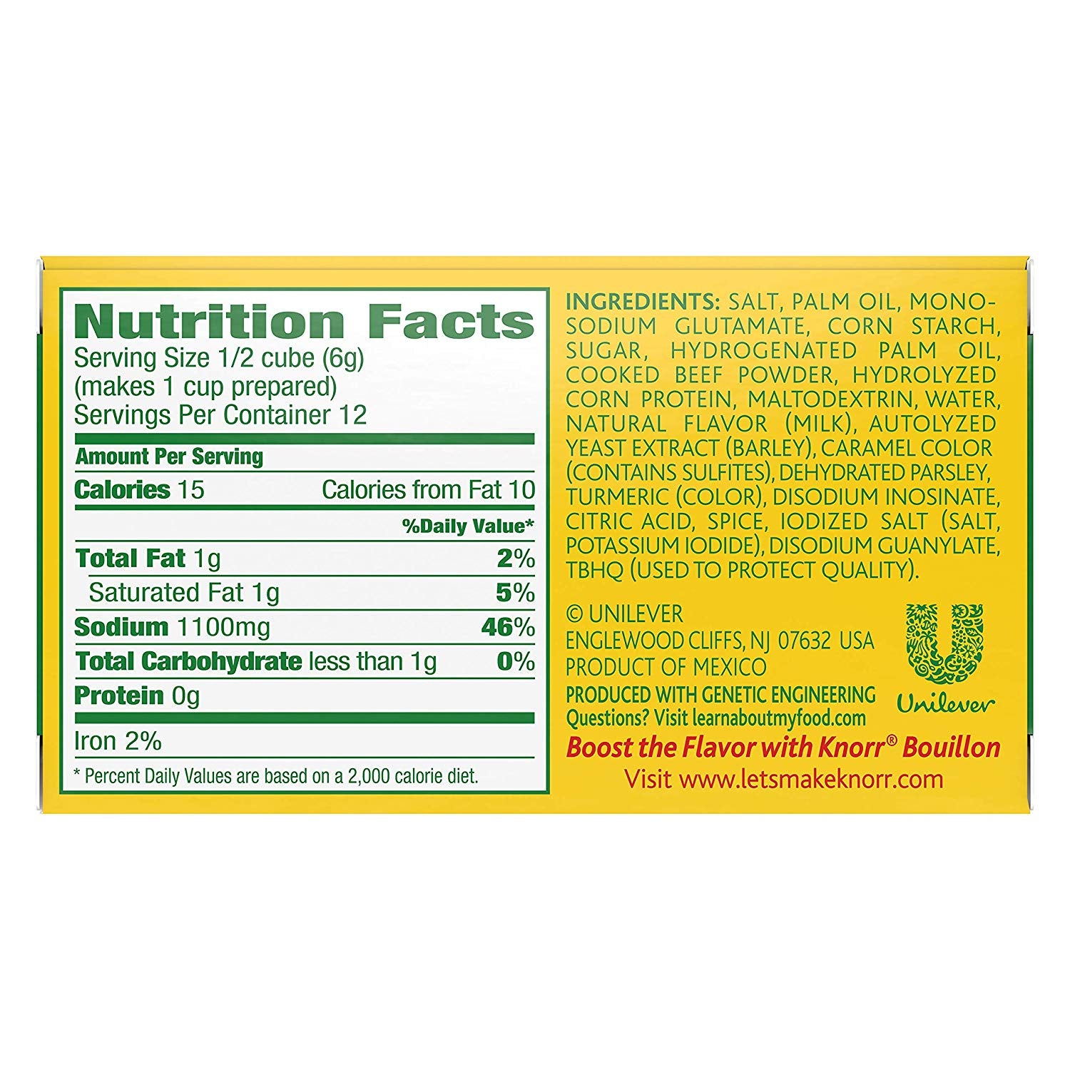 Knorr Beef Bouillon Cubes - 2.5 OZ Pack, Get Real Beef Flavor!