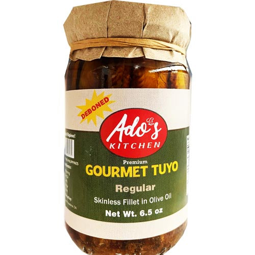 Hot Deal! Ado's Kitchen Premium Gourmet Olive Oil - Infused Skinless Deboned Tuyo Fillet, 200 G