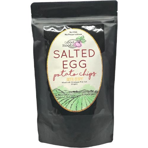 Good Roots Salted Egg Extra Crispy Potato Chips - 90 G