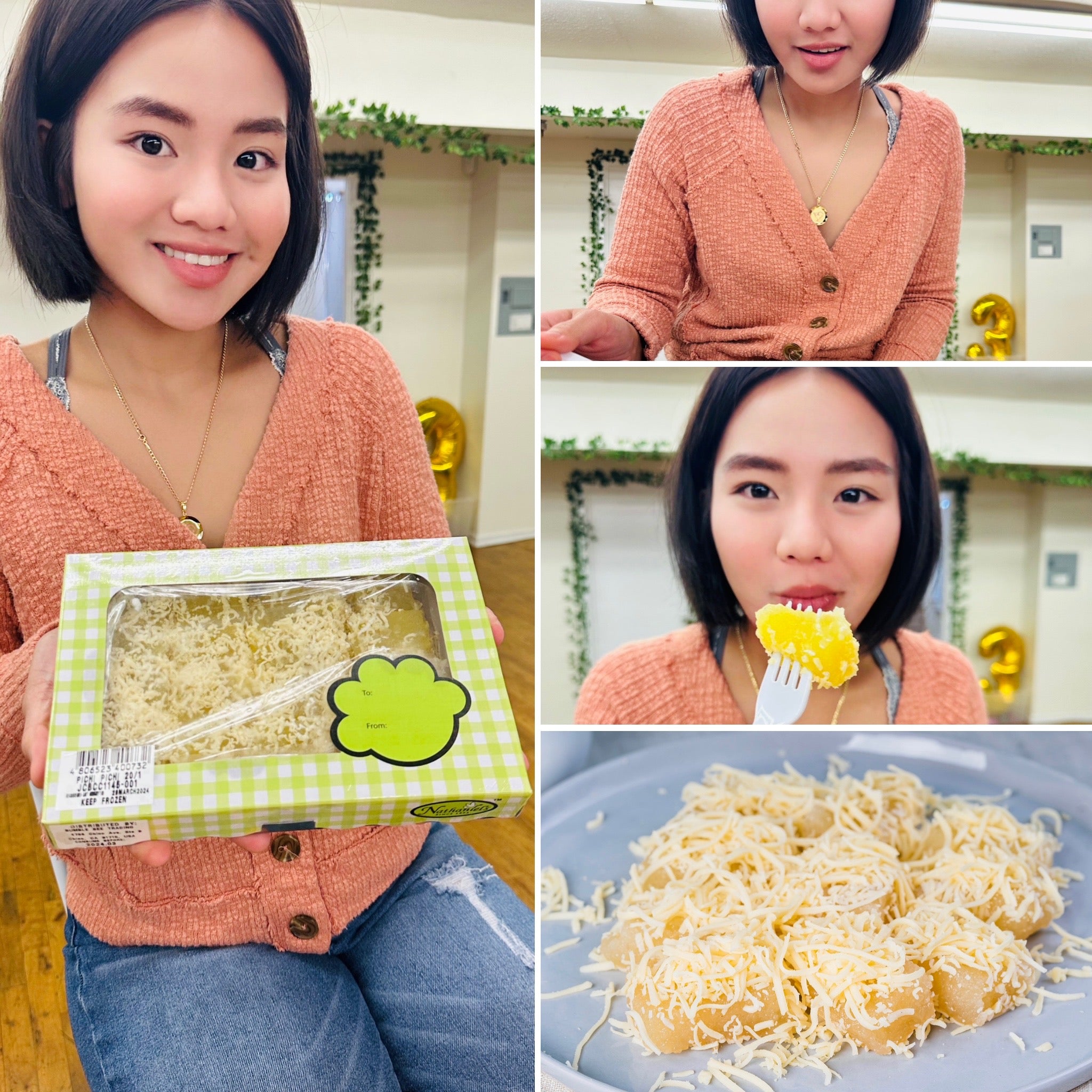 Nathaniel's Frozen Cassava Pichi Pichi - 564 G Delightful Dessert