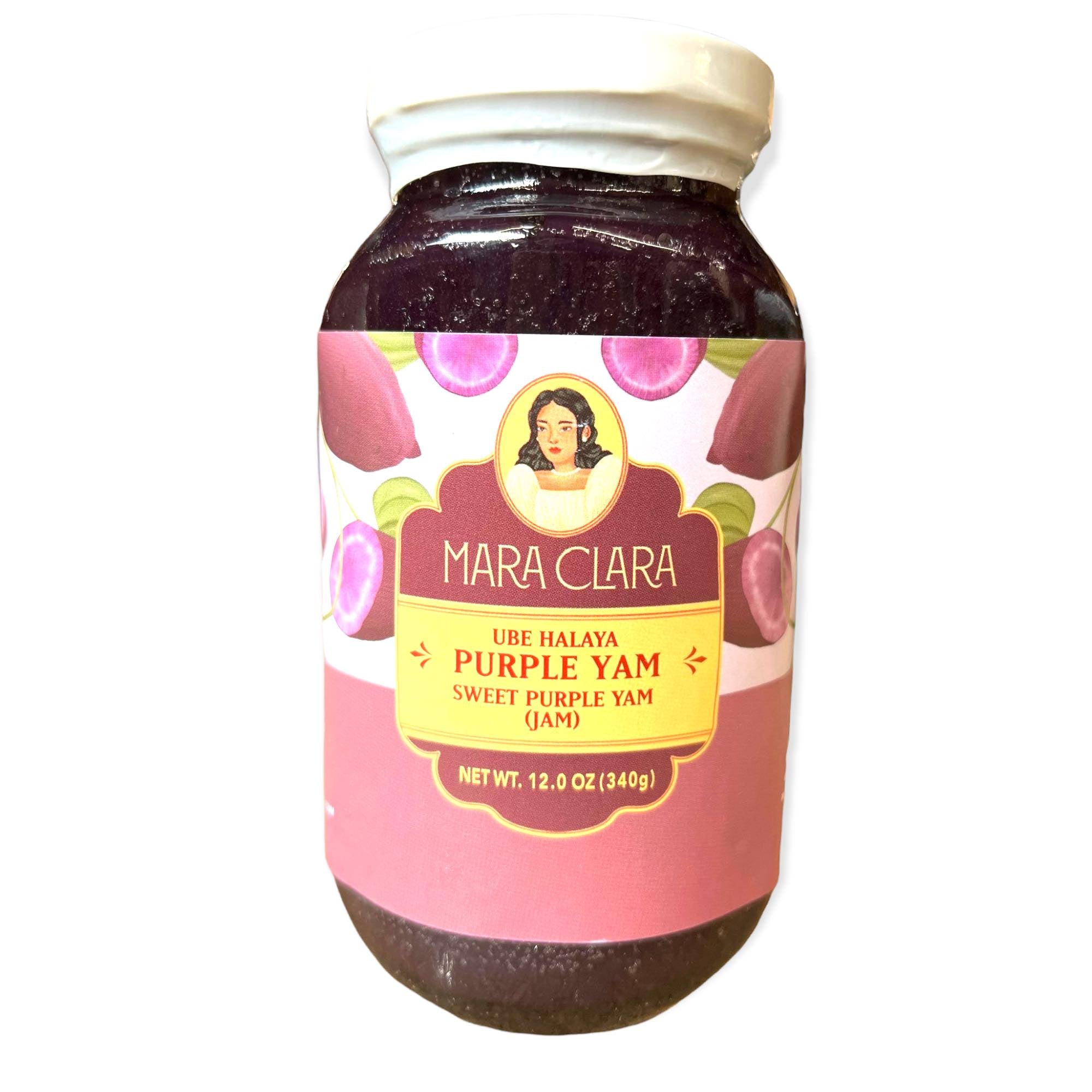 Mara Clara Bottled UBE Halaya - 12 OZ Sweet Purple Yam Delight
