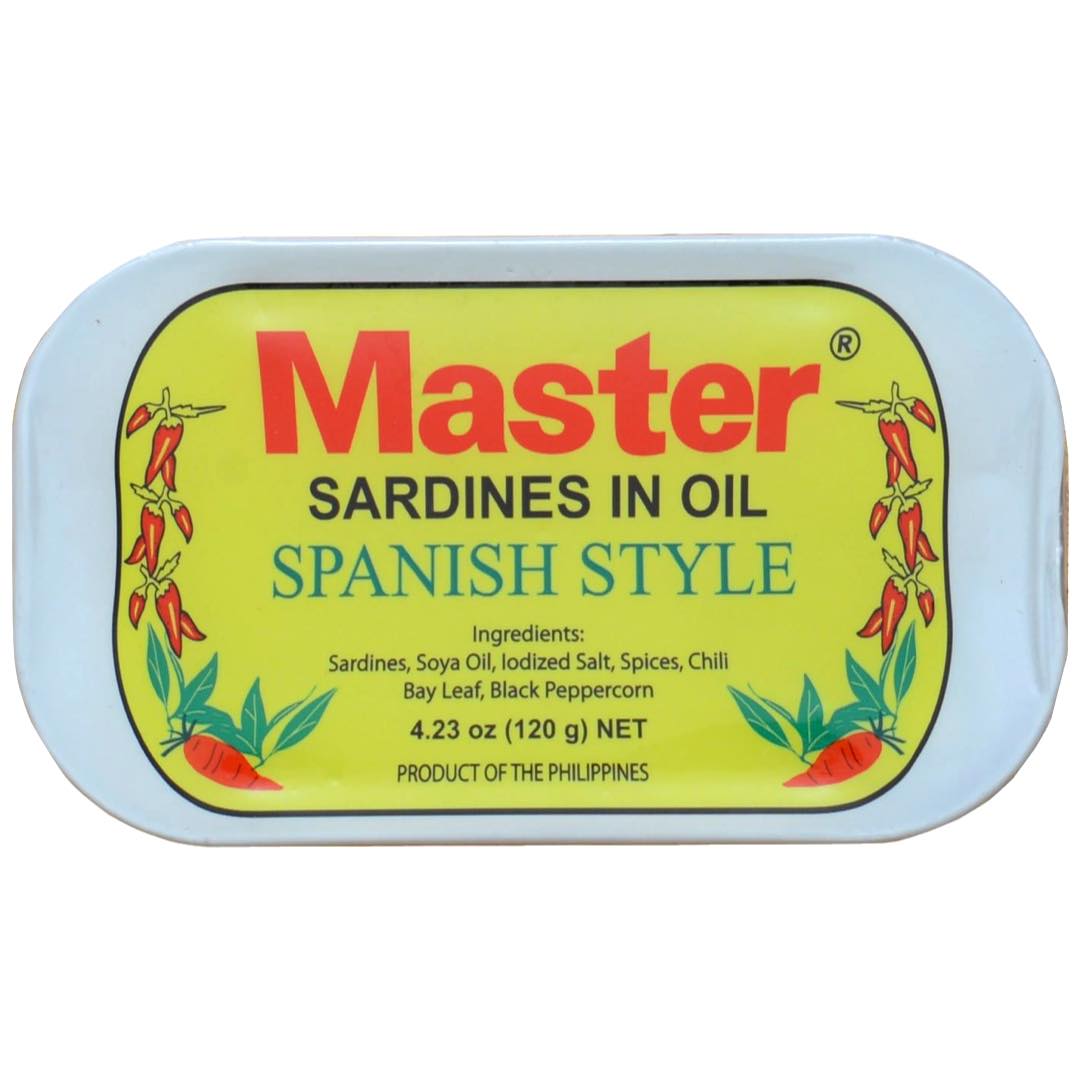 120G Spanish-Style Master Sardines in Oil (Club Can)