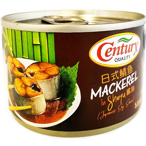 Century Quality - 160G Japanese Mackerel in Shoyu (Japanese Soy Sauce) - Healthy Packaged Seafood